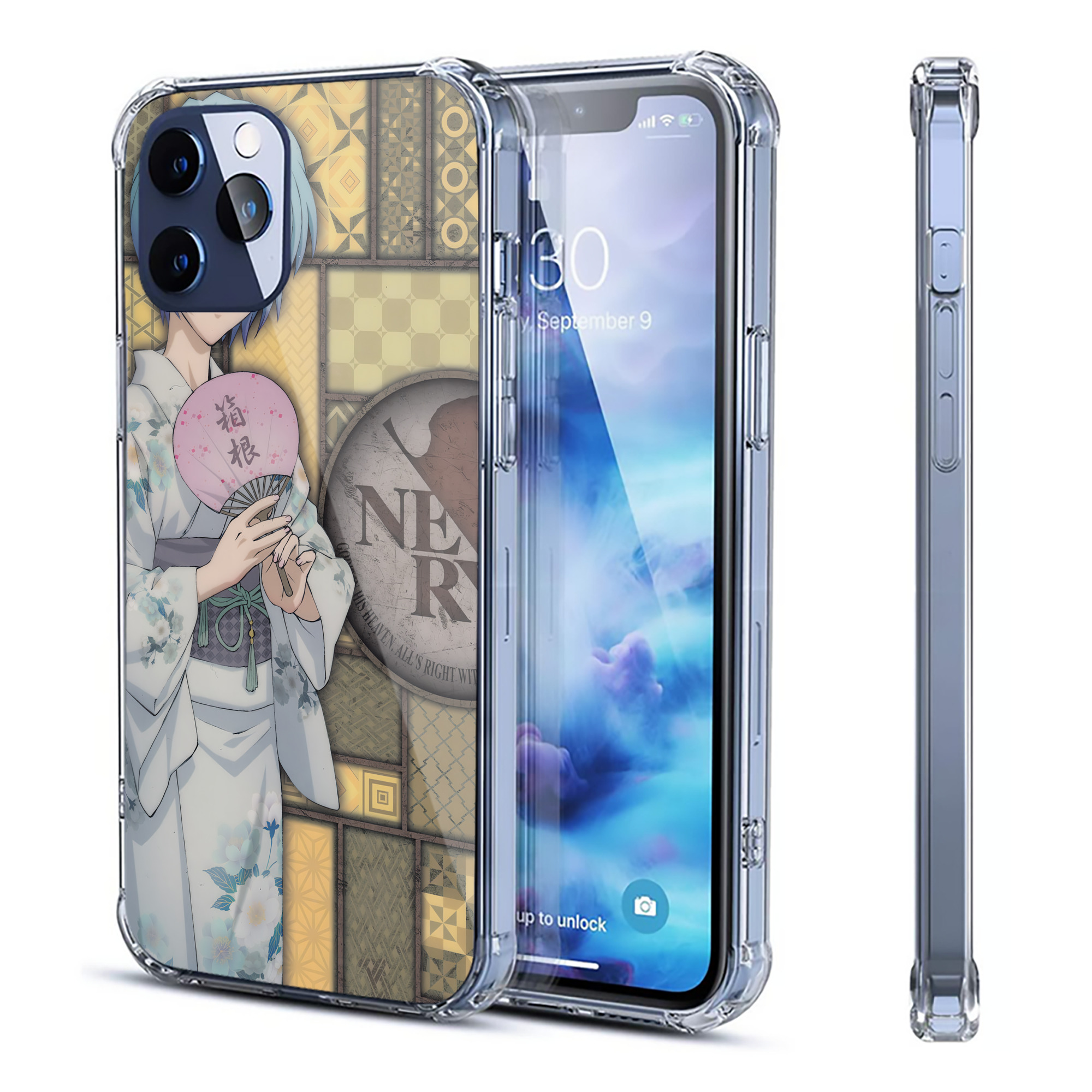 （画像用） EVA 新世紀エヴァンゲリオン 【iPhone 12シリーズ対応】透明スマホケース（クリアソフトケース）